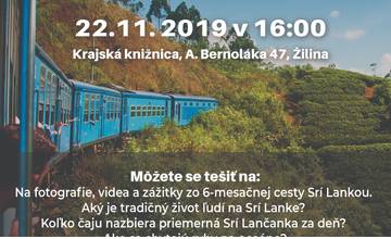 Fotografie, videá a zážitky zo 6-mesačnej cesty Srí Lankou, v Krajskej knižnici už budúci piatok