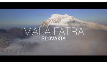 VIDEO: Zábery ako z rozprávky: Malá Fatra, Veľký Rozsutec a Stoh v zime