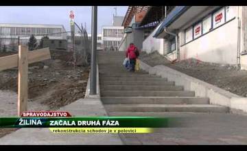 VIDEO: Prvá etapa rekonštrukcie schodov na Hájiku je z časti ukončená
