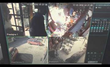 VIDEO: Zlodej v Army Shope na Národnej ulici v Žiline 17.Marca 2016