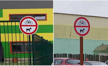 Pri ihrisku na Oravskej ceste sa nachádzajú neexistujúce dopravné značky, mesto ich musí odstrániť