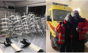 Žilinská firma začala vyrábať ochranné štíty pre zdravotníkov a nemocnice