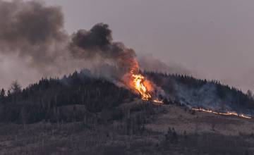 AKTUÁLNE: V lese nad Považským Chlmcom vypukol požiar, zasahuje viac ako 30 hasičov