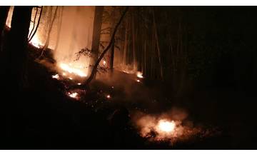AKTUÁLNE: Nad mestskou časťou Budatín horí les, hasičom komplikuje zásah neprístupný terén