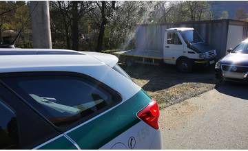 Odcudzené vozidlo odťahovej služby vypátral majiteľ v obci Oščadnica