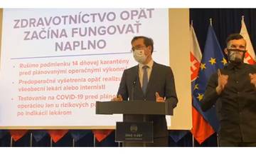 AKTUÁLNE: Zdravotníctvo začne fungovať ako pred krízou, ruší sa podmienka karantény pred operáciou