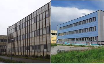 FOTO: Budovu Strednej zdravotníckej školy v Liptovskom Mikuláši kompletne rekonštruujú