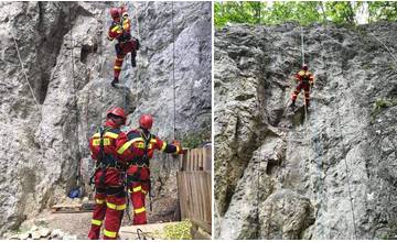 Hasiči z Kysuckého Nového Mesta sa zúčastnili praktického lezeckého výcviku