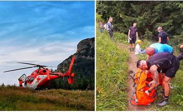 Záchranári opäť zasahovali na horách, pomoc potrebovala zranená žena a 10-ročný chlapec