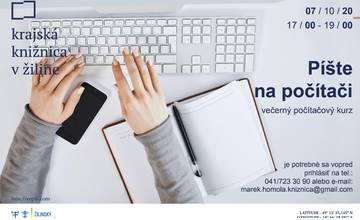 Krajská knižnica v Žiline pozýva na večerný kurz Píšte na počítači