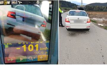 Nezodpovedný vodič osobného auta išiel cez Považský Chlmec rýchlosťou viac než 100 km/h