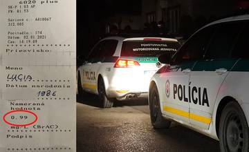 Na konci roka odhalili policajti 12 opitých vodičov, 34-ročná Lucia nafúkala cez dve promile