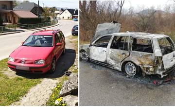 Osobné auto odcudzené koncom minulého roka v Žiline našli po týždni zhorené pri Bytči