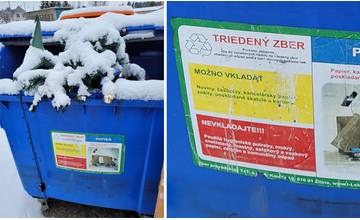 Plastový vianočný stromček skončil v kontajneri na papier, triedenie odpadu v Žiline ovplyvňuje cenu za vývoz