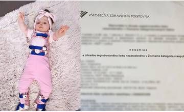 Dvojmiliónový liek na SMA potrebuje aj Eliška z Čadce, poisťovňa úhradu zamietla