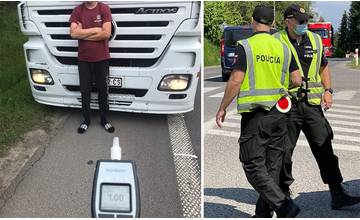 Policajti chytili v uplynulom týždni až 77 opitých vodičov, srbský kamionista nafúkal 2 promile