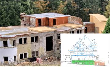 Zámok Kunerad získal dotáciu vo výške 600-tisíc eur, ktorá pokryje väčšinu nákladov na obnovu strechy