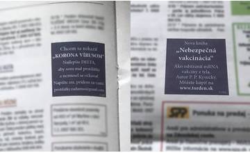 Žilinčanov poburuje inzerát v miestnej tlači, autor sa v ňom chce nakaziť koronavírusom
