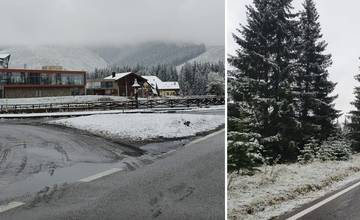 Na území Žilinského kraja sa dnes ráno objavil prvý sneh, podvečer môže napadnúť aj v Žiline