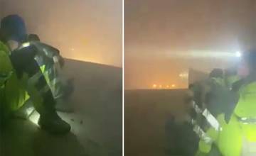 V tuneli Višňové nastal skrat na elektrickom vedení, päť pracovníkov previezli do nemocnice