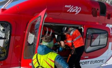 Turistka spadla v oblasti Osnice do žľabu, pri jej záchrane pomáhali aj leteckí záchranári