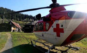 Na pomoc mužovi so srdcovým kolapsom v obci Korňa na Kysuciach prileteli leteckí záchranári z Trenčína