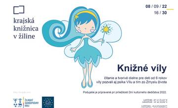 Súčasťou podujatia Knižné víly v Krajskej knižnici v Žilineje aj čítanie, rozprávanie a tvorivé dielne 