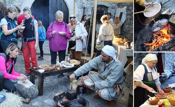 Obľúbené podujatie Cestovanie v čase prinesie na Hrad Strečno stredovekú kuchyňu i prehliadky