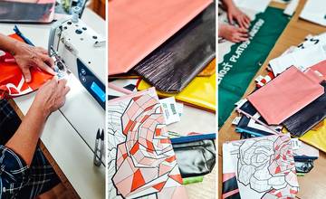 Čo s použitými reklamnými bannermi? AUPARK ŽILINA prináša originálne riešenie - ručne šité kozmetické taštičky