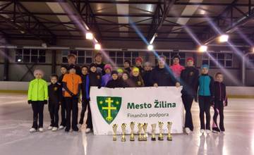 Deti z domáceho klubu získali na Veľkej cene Žiliny v krasokorčuľovaní až 12 trofejí