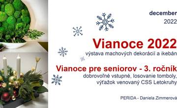  Pomôžte žilinským seniorom a vyhrajte jednu z vystavených vianočných machových dekorácií či ikebán
