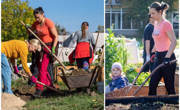 FOTO: Žilinská komunitná záhradka má za sebou prvú sezónu. Počas nej sa zaplnila záhonmi a spojila ľudí