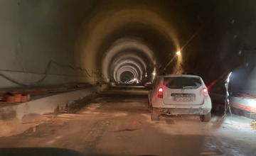 VIDEO: Prejazd rozostavaným tunelom Višňové zachytený 6. januára 2023