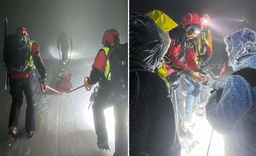 VIDEO: Horskí záchranári v snehu a hmle našli v Malej Fatre stratených premrznutých turistov