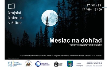 Večerné pozorovanie oblohy: Mesiac na Dohľad