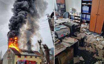 FOTO: Vo vyhorenej budove v Budatíne sídli aj vydavateľstvo bývalého primátora Žiliny Artis Omnis