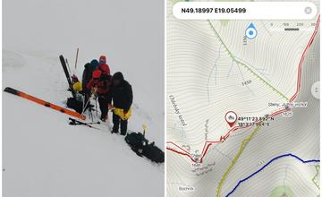 Dvaja muži uviazli na hrebeni Malej Fatry, nájsť sa ich podarilo vďaka presným GPS súradniciam