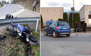 FOTO: Cez víkend žilinskí policajti riešili 3 nehody motorkárov, v nemocnici skončilo 5 osôb