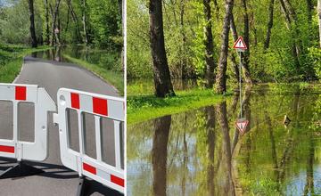 FOTO: Cyklochodník v Liptovskom Mikuláši zatopila voda, podľa mesta sa to bude opakovať