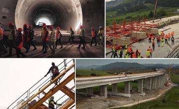 VIDEO: Študenti Žilinskej univerzity si v rámci exkurzie prezreli stavbu tunela Višňové a diaľnice D1