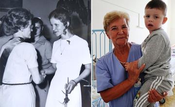 FOTO: Sestričkou je už 50 rokov. Elena Deáková zo žilinskej nemocnice pomohla desaťtisícom pacientov