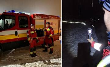 FOTO: Tragický koniec pátrania na Kysuciach: Dobrovoľní hasiči našli 52-ročnú ženu, život jej už nezachránili