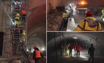 VIDEO: Pozrite si nové zábery z tunela Višňové. Prinášajú pohľad aj do skrytých zákutí stavby