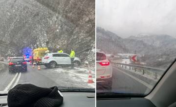 Pod Strečnom došlo k dopravnej nehode, kolóny siahajú až na diaľnicu