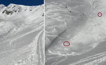 VIDEO: V Západných Tatrách spadla lavína, strhla so sebou dvoch lyžiarov