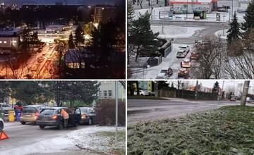 Po dažďoch opäť zamrzli cesty, v Žiline sa od rána stali už tri nehody