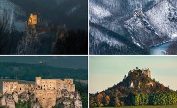 FOTO: Daniel zachytáva hrady z nezvyčajných uhlov. Spoznali by ste Strečno, Starhrad či Lietavu?