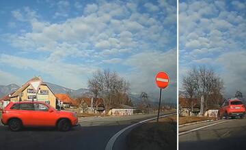 VIDEO: Auto v Martine vošlo do protismeru, vodič mu dal prednosť dvakrát na jednej križovatke