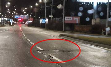 Hrozia ďalšie škody na autách? Na Košickej ulici v Žiline vzniká nový výtlk