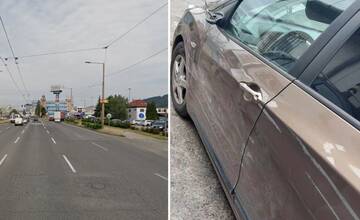 Cisterna nabúrala do auta mamičky na Košickej, zahraničný vodič z miesta ušiel. Videli ste niečo?